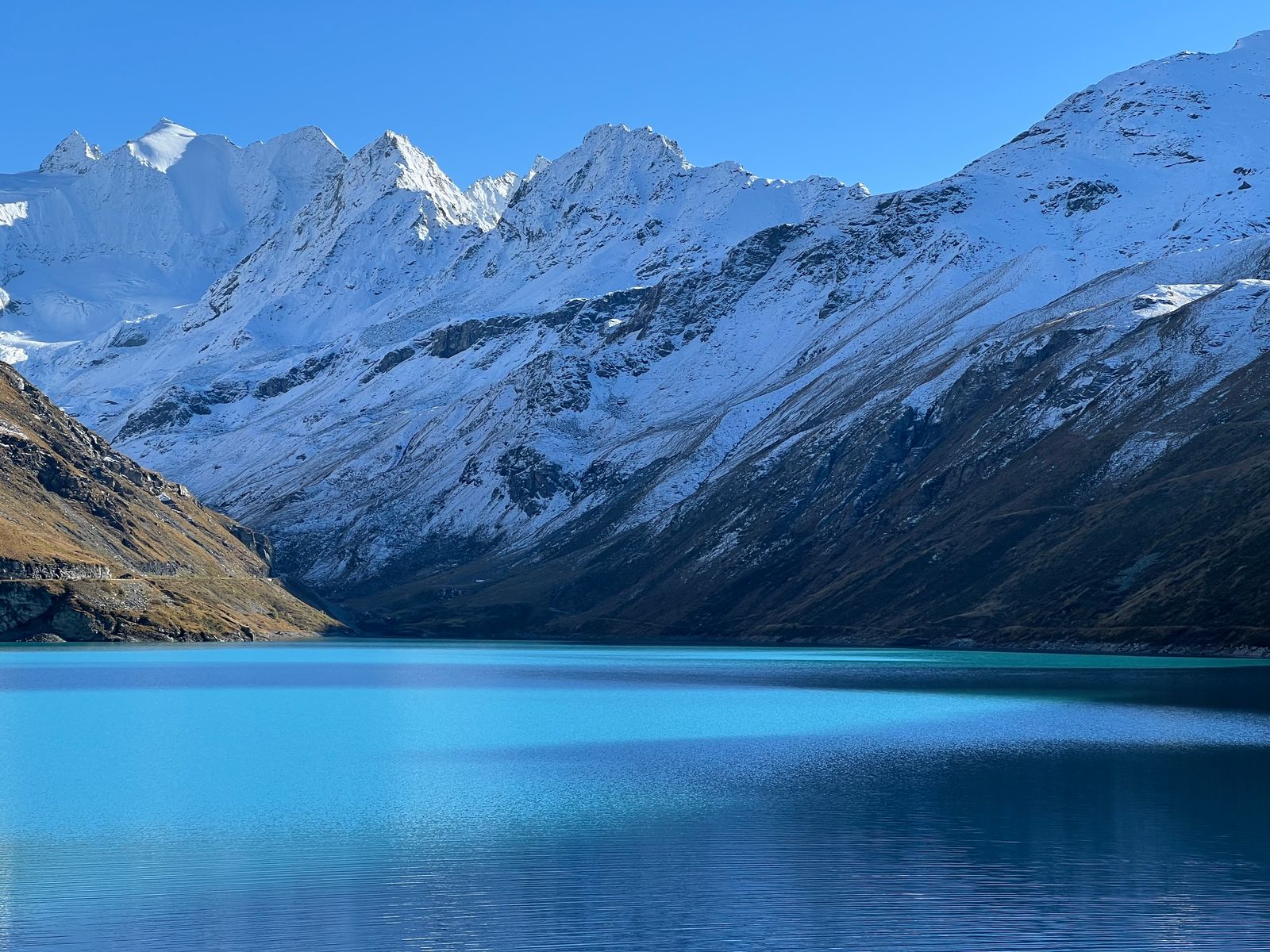 Grimentz, le lac de Moiry